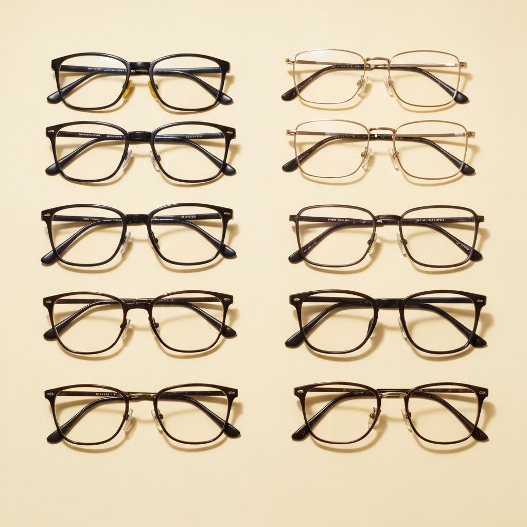 Collection of stylish optical eyeglass frames